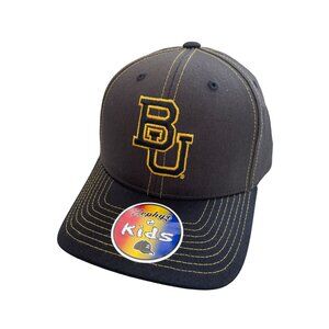 Zephyr Baylor University Staple Youth Hat Kid OS Adjustable Fit Black Yellow NEW
